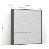 DRESSING LEX 201-218-45 B GRI/MSJ